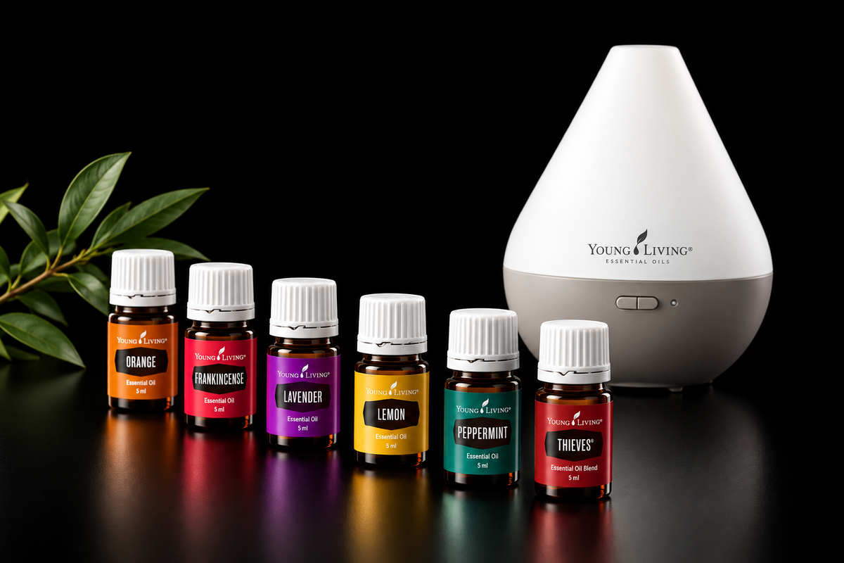 Young Living ätherische Öle und Diffusor