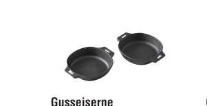 PC Gusseiserne Bratpfannen Set 14 cm