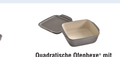 PC Quadratische Ofenhexe® mit Servierhexe, grau